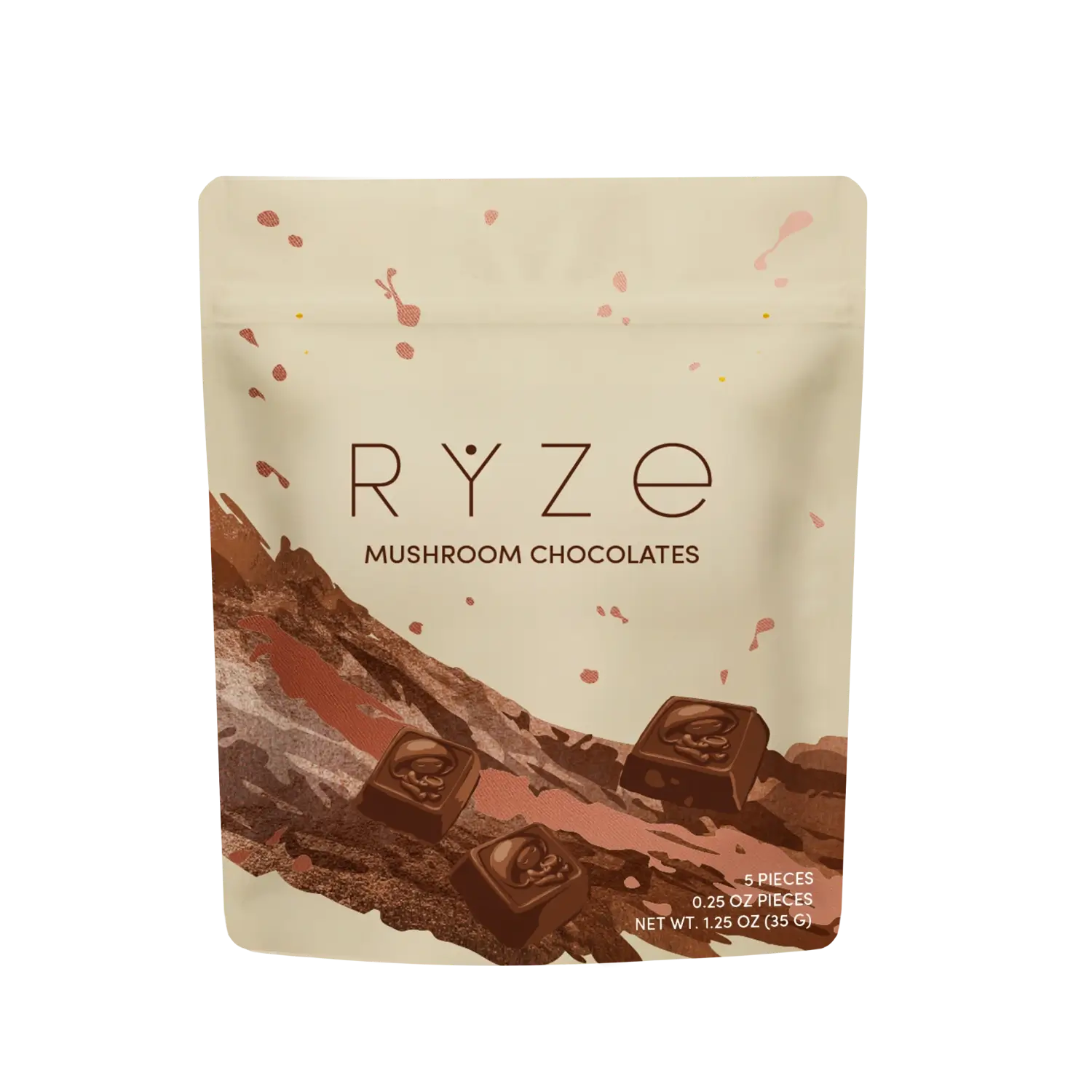 FREE Mushroom Chocolates Rye (5 pieces) C7