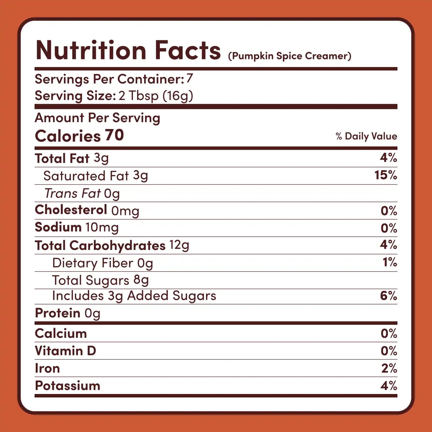 Pumpkin Spice Superfood Creamer Add-On (SPECIAL PRICING) E5
