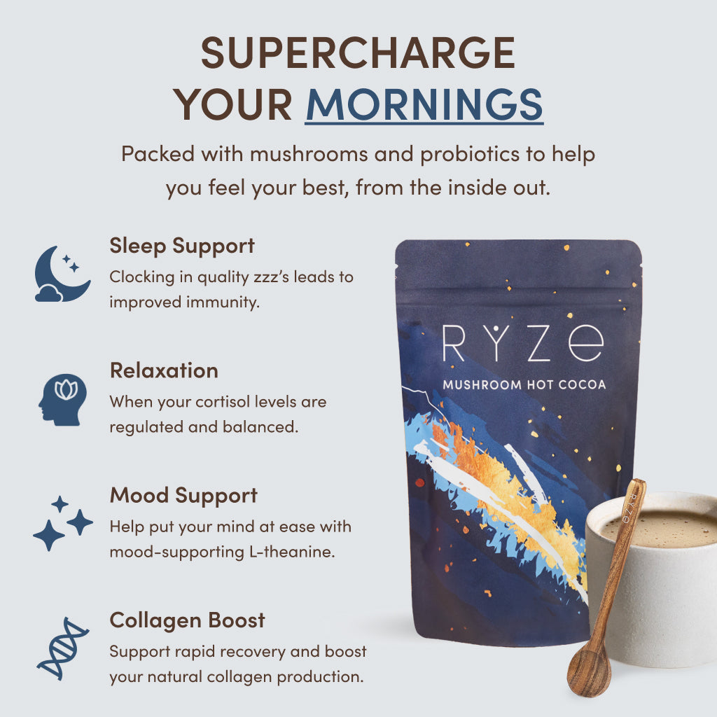 RYZE Nighttime Mushroom Cocoa Starter Bag G0