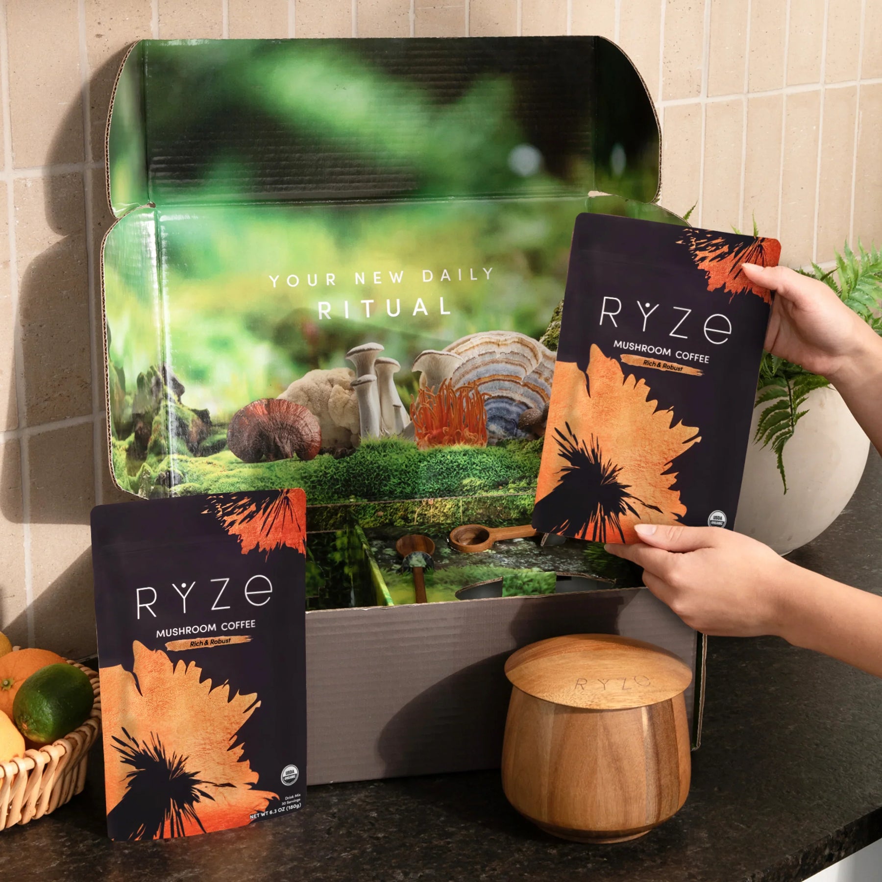 RYZE Ritual Set Dark Roast (90 Day Plan) I1