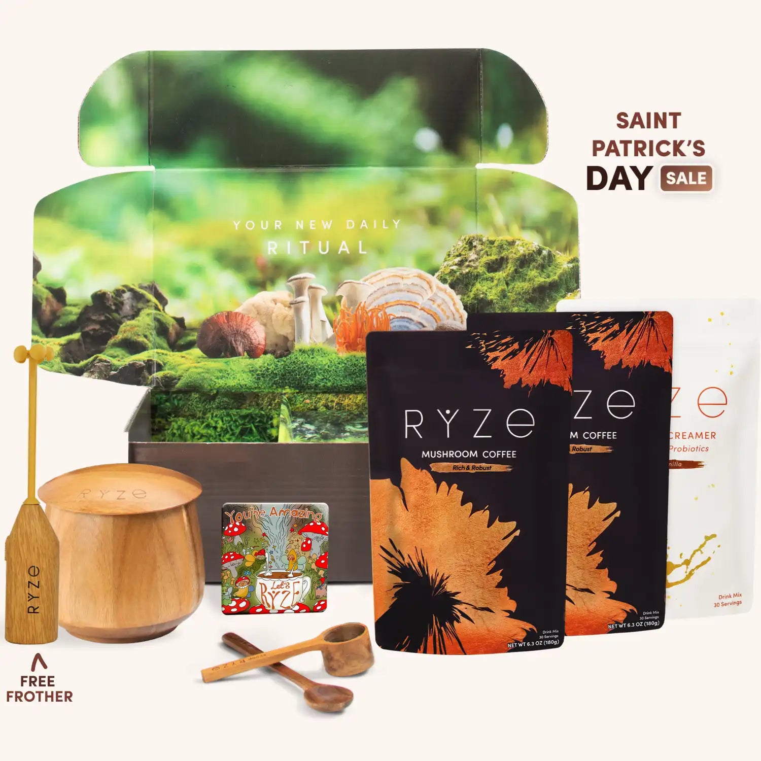 Mushroom Coffee Ritual Set E6