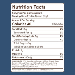 RYZE Mushroom Hot Cocoa — Organic Instant Cocoa with L-Theanine & Melatonin, 20 Servings S9
