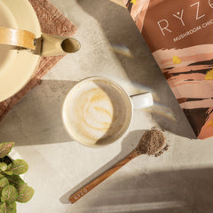 RYZE Mushroom Chicory — Organic Instant Chicory with Shitake & Lions mane, 30 Servings W5