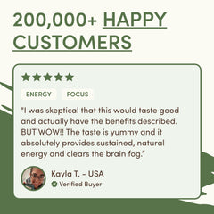 RYZE Mushroom Matcha — Organic Instant Matcha Latte with Lion's Mane & King Trumpet, 30 Servings X5