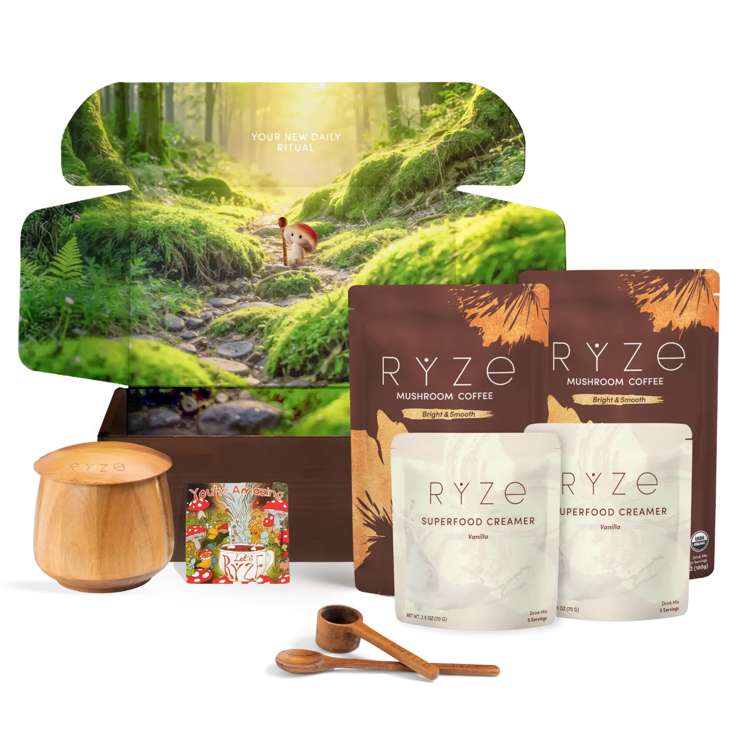 Mushroom Coffee Ritual Set (3 Month Plan) U8