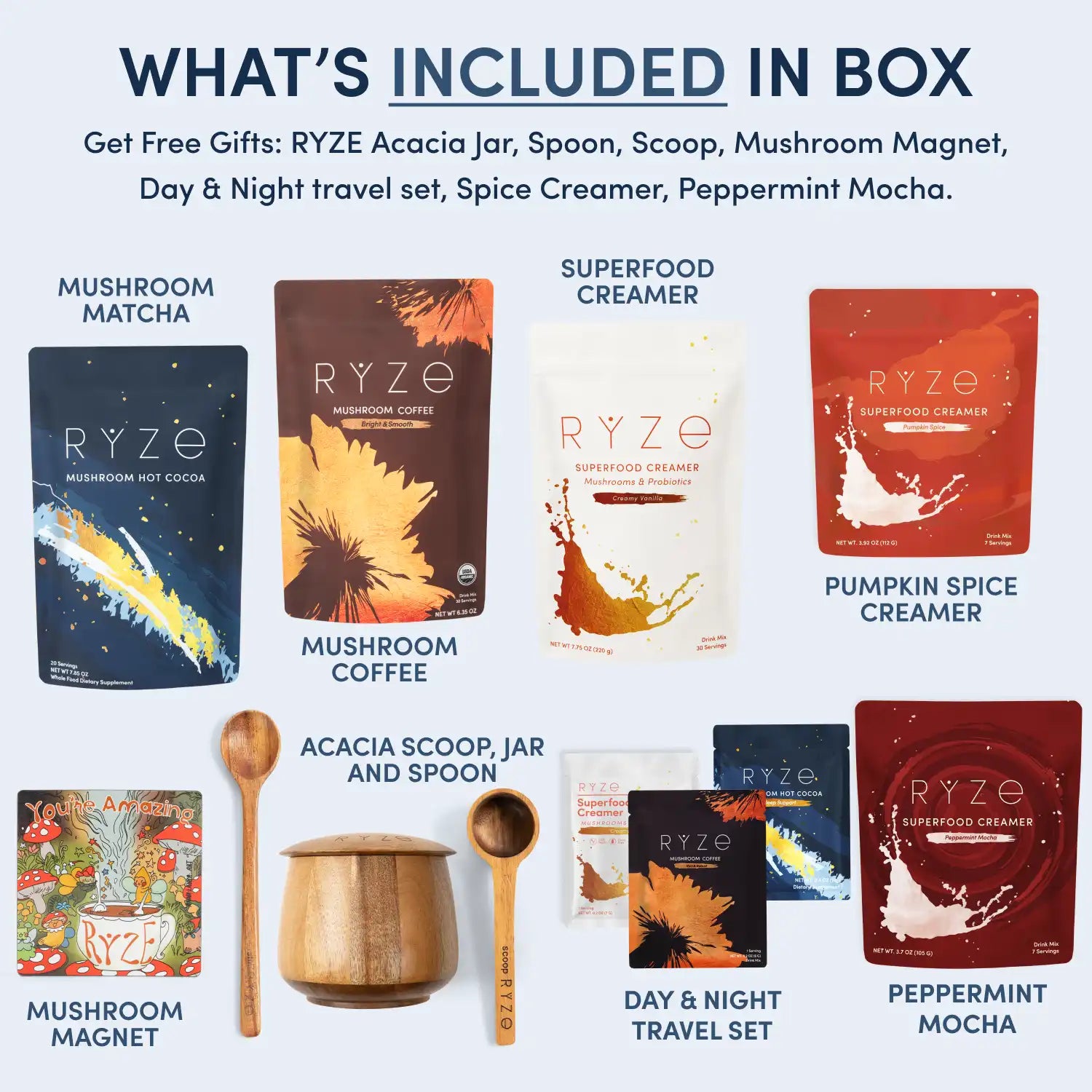 RYZE Ritual Set: Cocoa + Coffee N8