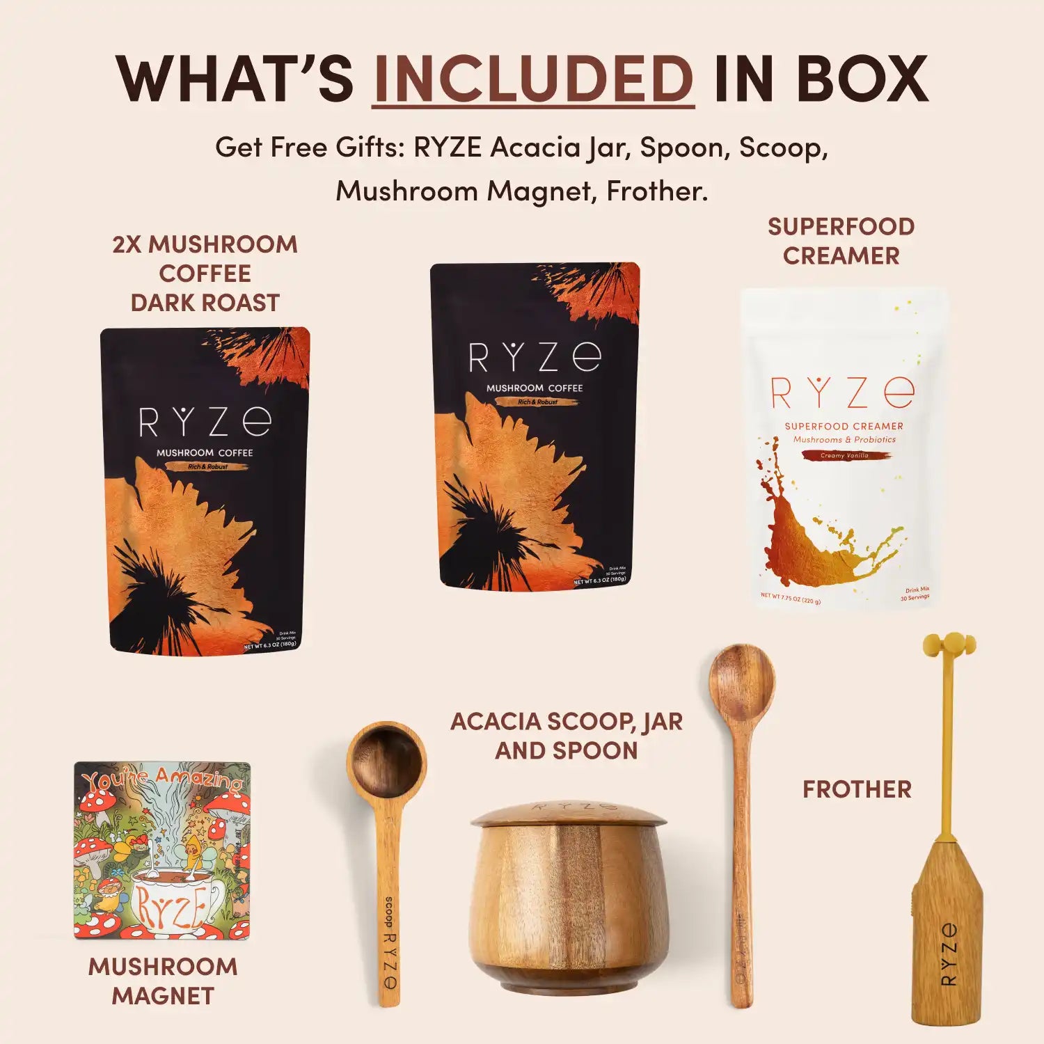 Mushroom Coffee Ritual Set I1