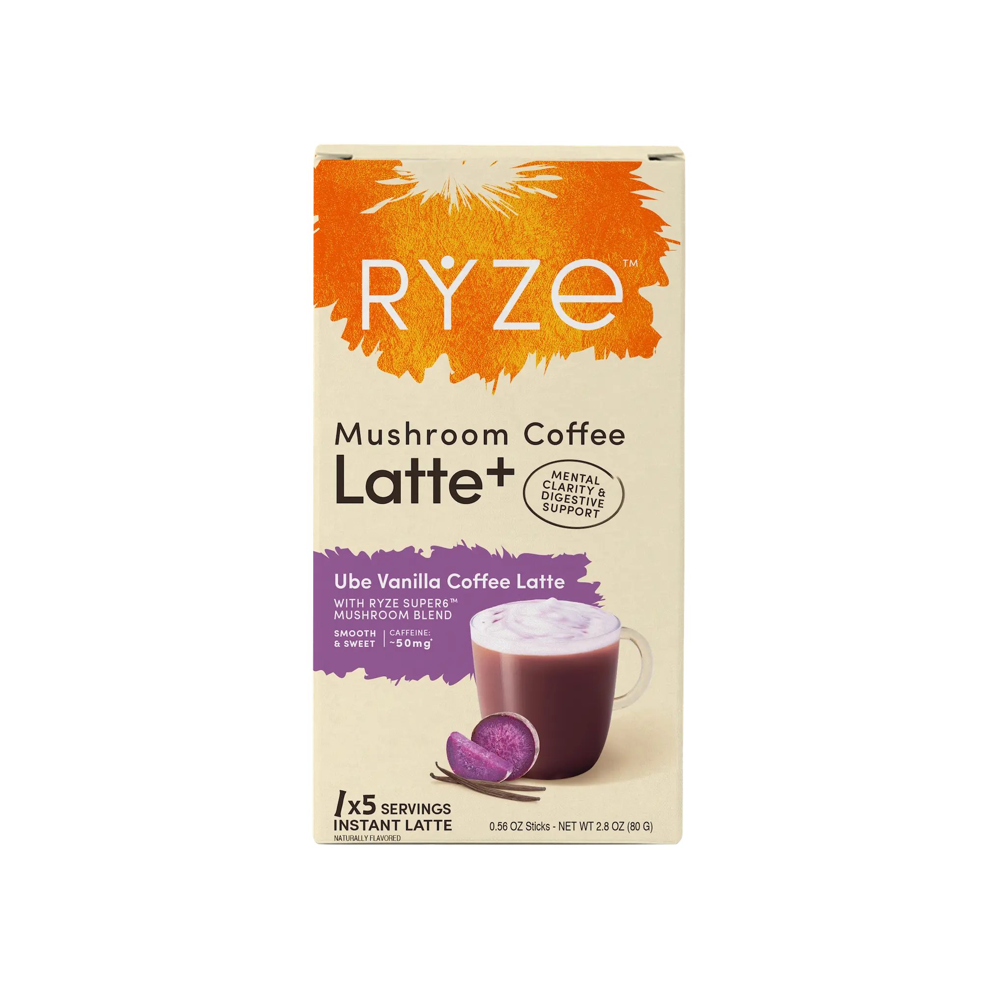 Ube Vanilla Coffee Latte Carton F1