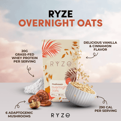 Mushroom Overnight Oats Pack (28 Servings) O2