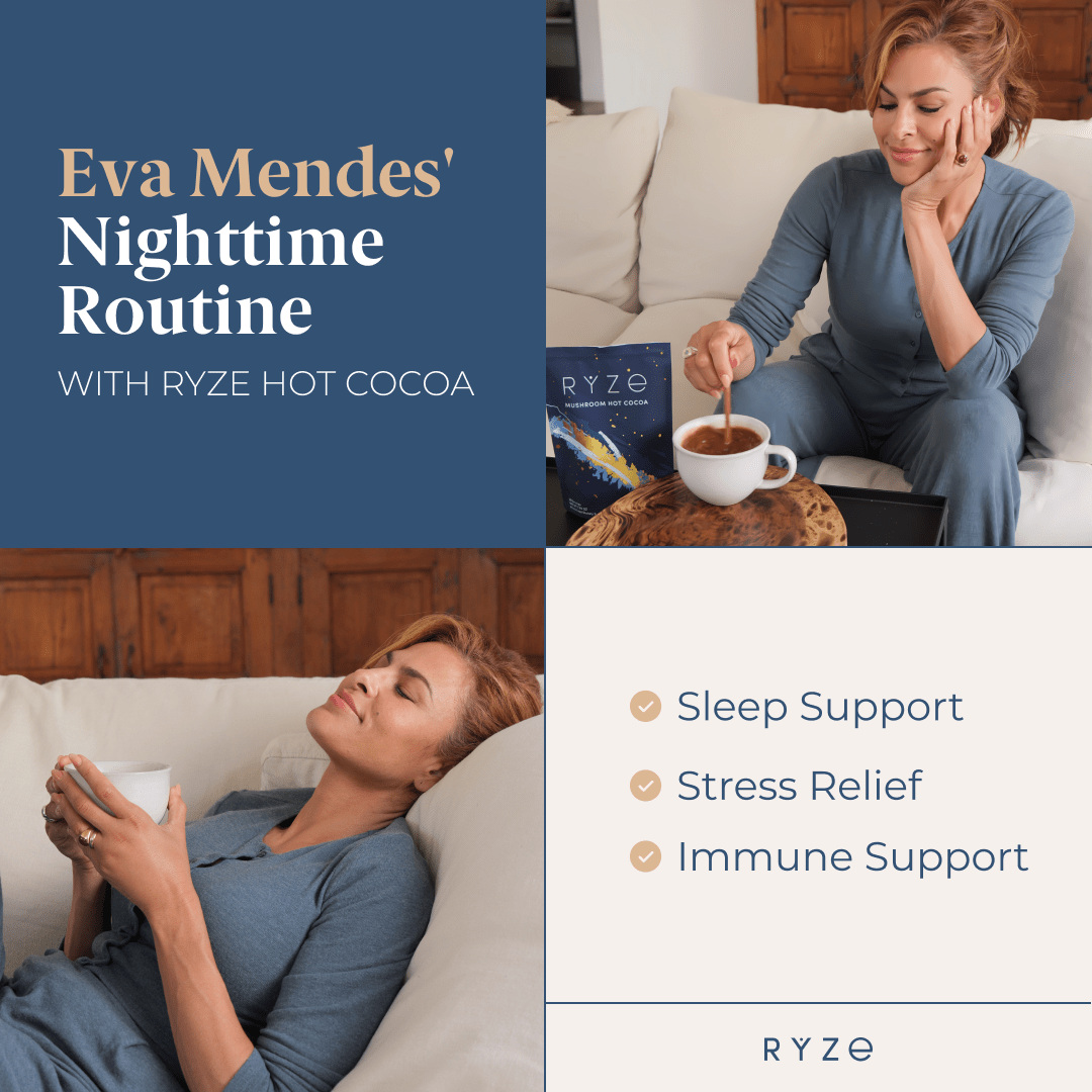 RYZE Hot Cocoa - with 6 Sleep Superfoods to Help Fall Asleep and Stay Asleep R0