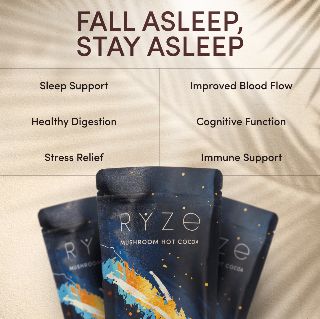 RYZE Hot Cocoa - with 6 Sleep Superfoods to Help Fall Asleep and Stay Asleep T7