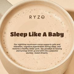 RYZE Hot Cocoa - with 6 Sleep Superfoods to Help Fall Asleep and Stay Asleep R0