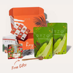 RYZE Organic Mushroom Matcha Starter Kit (60 servings) X9