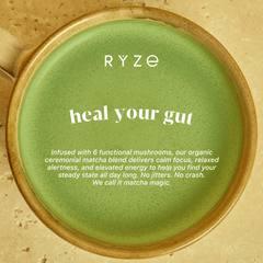 RYZE Organic Mushroom Matcha Starter Kit (60 servings) X9
